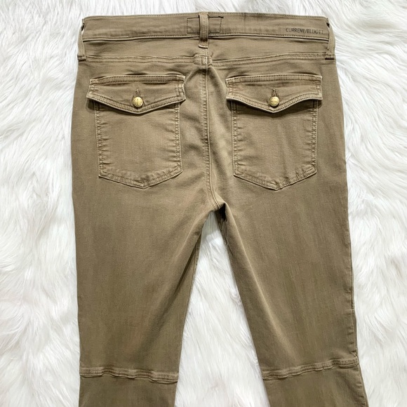 SOLD-Current/Elliott Moto Zippered Skinny Jeans - Picture 6 of 12
